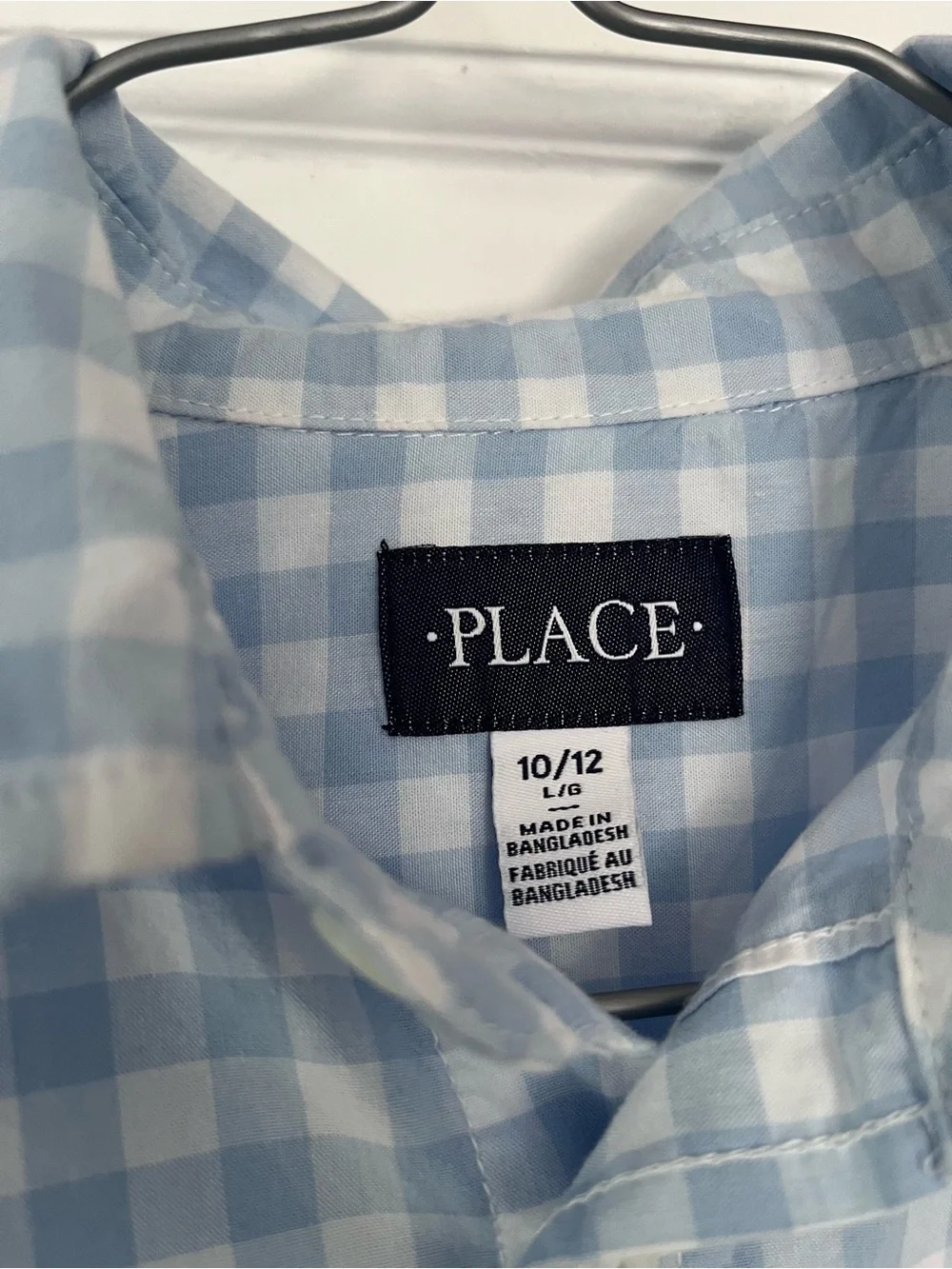 The Childrens Place classic gingham